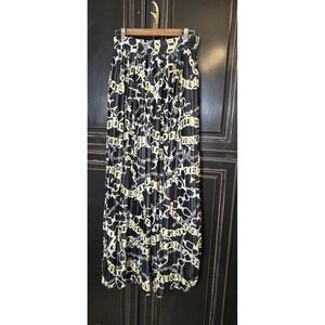 Vintage, Wall St Chain Couture Fully Pleated Skirt Size Small,